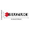 1/2pcs Car Stickers Auto Body Trunk Emblem Decor Decal For Suzuki New Alto Swift Tianyu Escudo Samurai SX4 Shangyue Ruiqi Baleno
