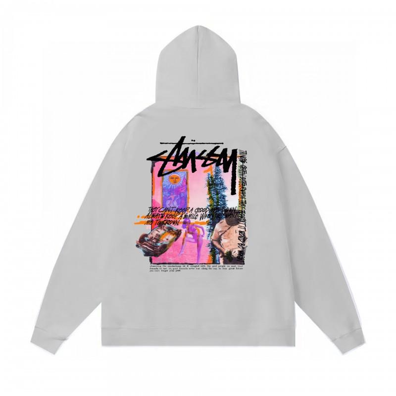 Mens Oversized Hooded Sweatshirt With Bold Letter Print Cotton Blend Loose Fit Daily Wear