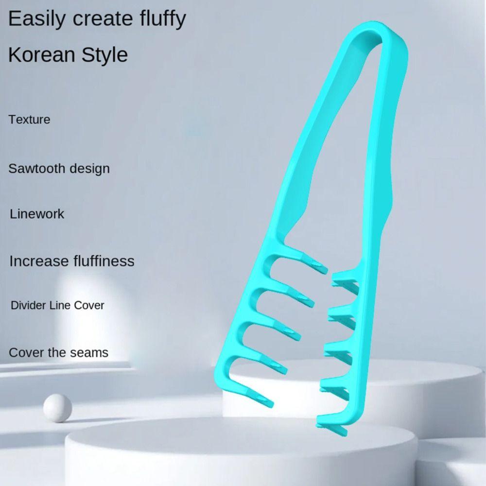 Portable Hair Styling Fluffy Roots Combs Lightweight Hair Slit Comb Salon Styling Comb