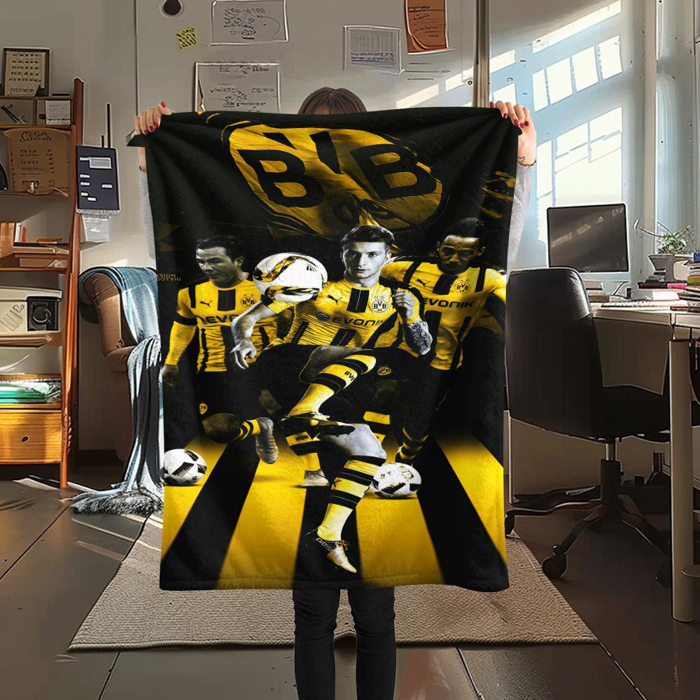 

BVB Print FlAannel Blanket, High quality Comfortable for All Seasons, Home Decor, Warmth and Comfort 80cm x 120cm