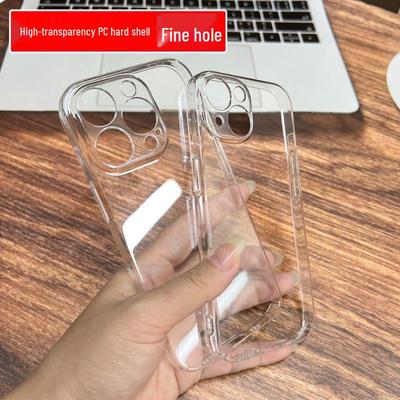 Ultra-Thin Transparent PC Case for iPhone 12/13/14/15/16/17 Pro