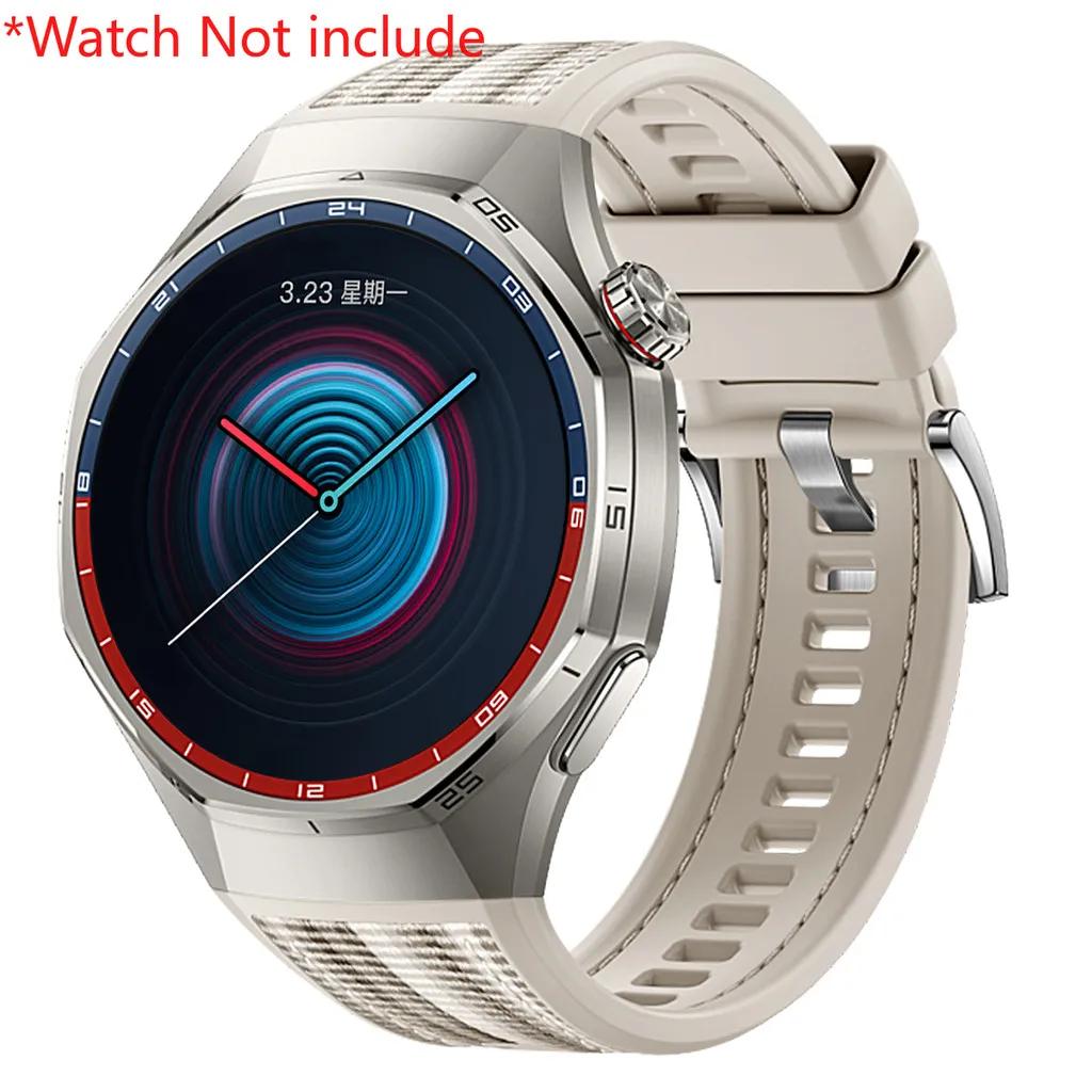 

Silicone+Woven Band for Huawei watch GT 6 Pro 46mm gt6 pro Accessories Sport Bracelet Correa Replacement Wrist Accessories 2028 For GT6 Pro 46mm