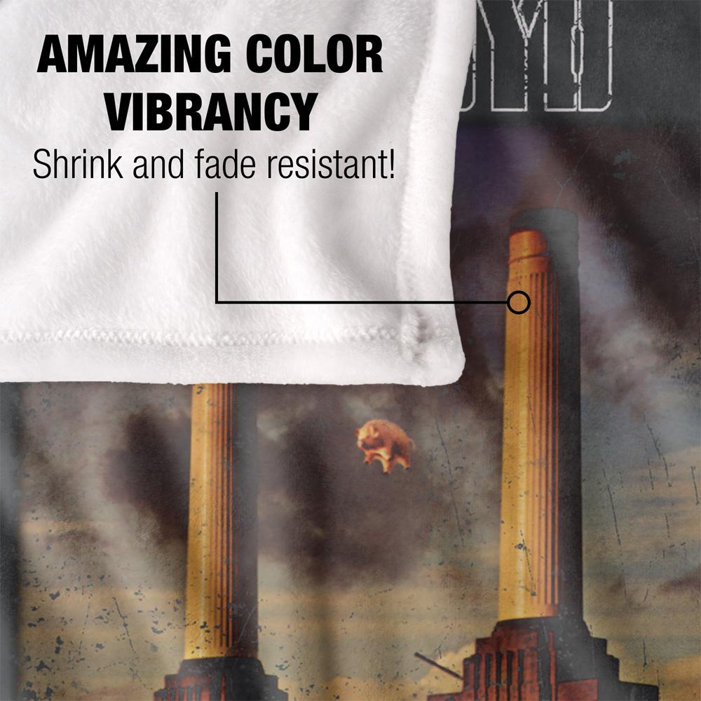 Pink Floyd Animals Silky Faded Supersoft Blanket