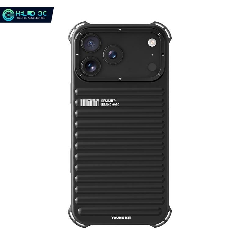 

Youngkit Чемодан чистого цвета, совместимый с iPhone 17 Pro, никогда не выцветающий чехол для iPhone 17 Pro Max, противоударный iPhone 17 Pro Max