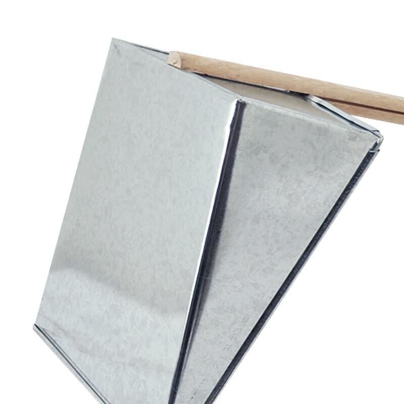 Lanshi WYQ0713 Industrial Metal Dustpan with Wooden Handle