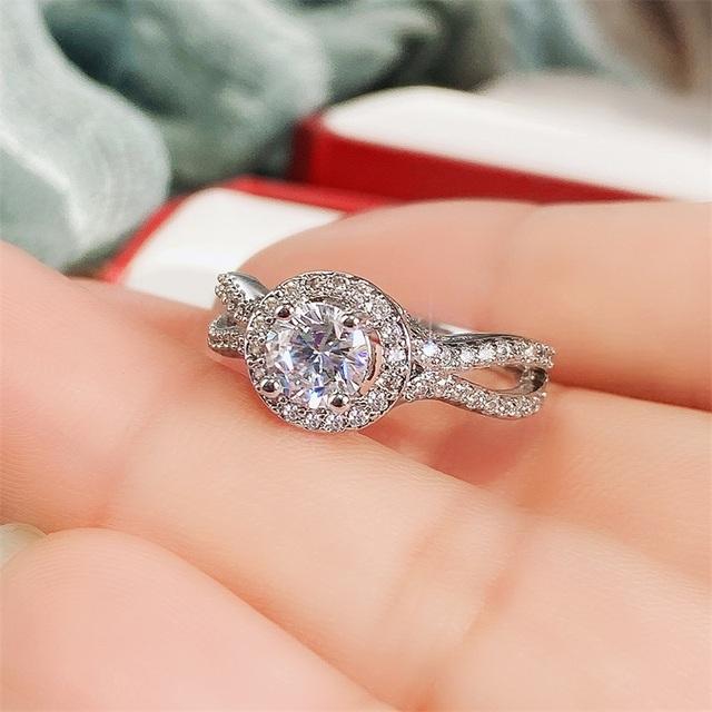 

Эстетические женские обручальные кольца для церемонии, женские элегантные темпераментные женские обручальные кольца, нежный дизайн, ювелирные изделия, подарок 6