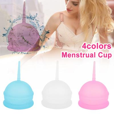 Silicone Menstrual Cup Feminine Hygiene Lady Prevent Side Leakage Period Collector Vagina Care