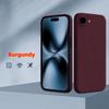 Fashion Solid Colour Shockproof Protective Liquid Silicone Phone Case For Iphone 17e/16e/SE2022/SE2020/8/7/8+/7+/Xs Max/XR/XS/X