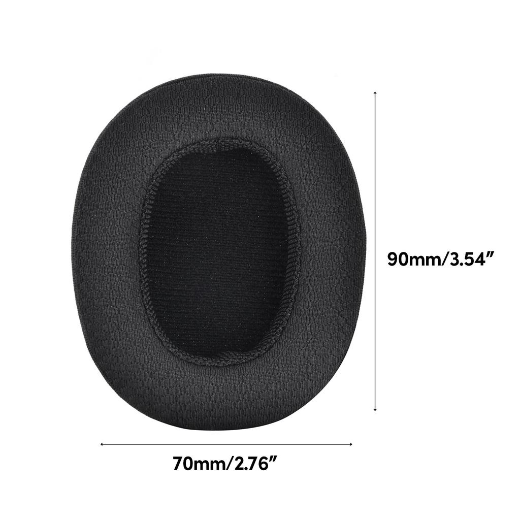 Mesh Fabric Earpads Ear Pads for Skullcandy Crusher Earphone Memory Foam Earcups Easily Replaced Headphone Ear Cushions