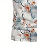 Men'S Short-Sleeve Polo Shirt with Flat Digital Print Pattern - No Texture