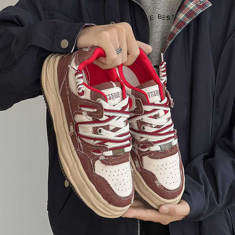 Board Shoes Autumn New Thick-soled Wear-resistant Youth Outdoor Casual Sports Shoes
