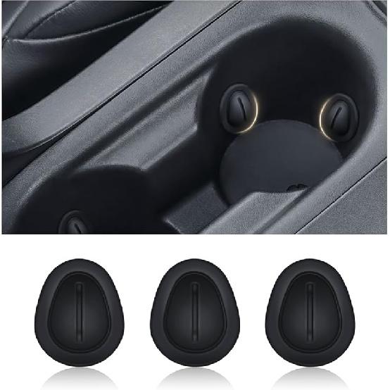Car Cup Holder Limiter,Silicone Anti Shake Car Coasters for Cup Holders,Universal Self-Adhesive Car Cup Holder erts Stabilizer Car Accessories