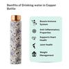 Bottle 750 Ml | Leak Proof, Durable & Rust Free | Environmental Safe, Sustainable, Non-Toxic with Ayurvedic Health Benefits Copper Water Bottle