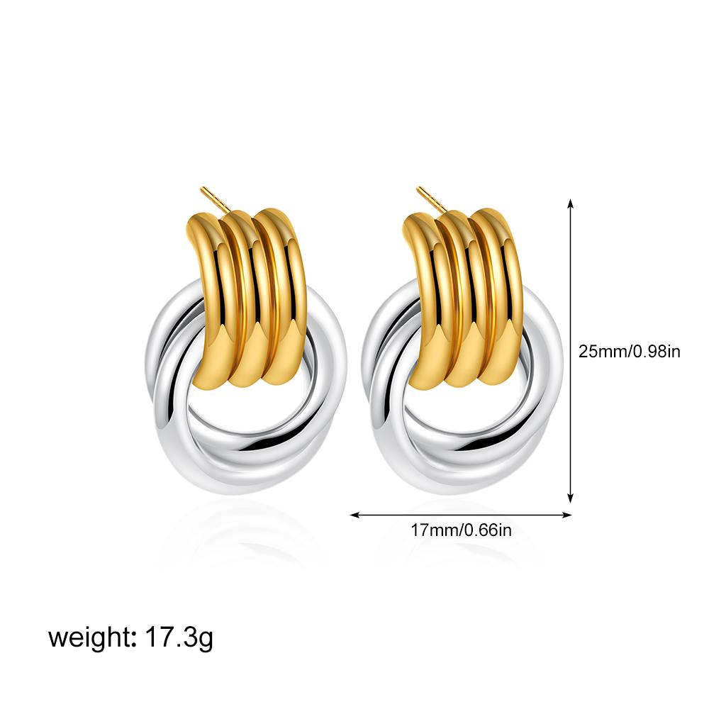Minimalist Gold Plated Heart Huggie Hoop Earrings for Women CZ Zircon Copper Color Ear Buckle Hoops Vintage Zircon Gifts