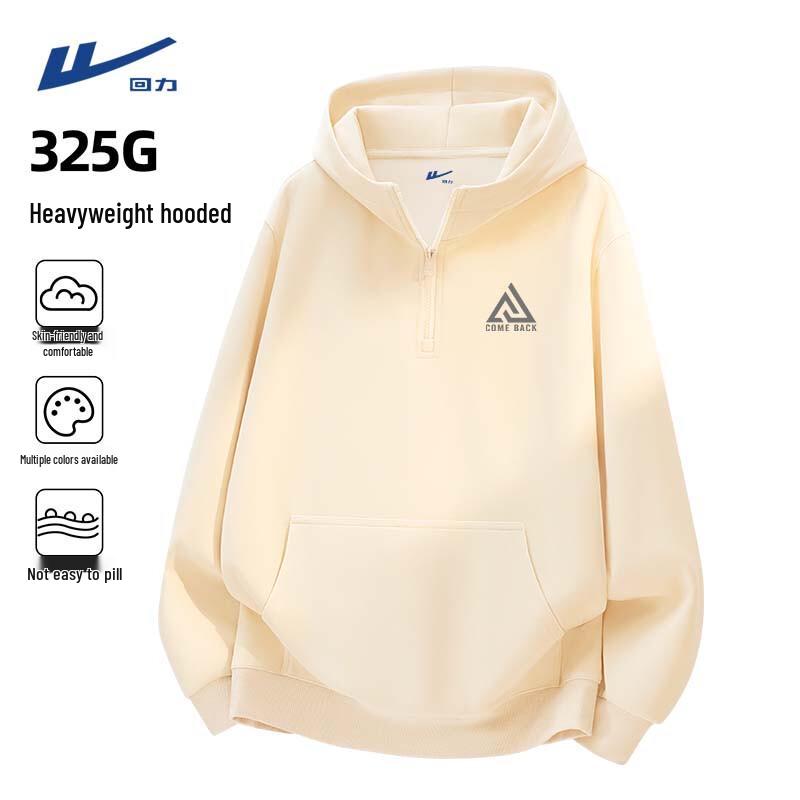 Warrior Men s Loose Fit Half-Zip Hooded Sweatshirt M