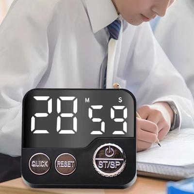 Digitální LCD kuchyňský časovač s vypínačem, ztlumením a hlasitým alarmem, 24 hodin, děti, učitelé, kuchyň