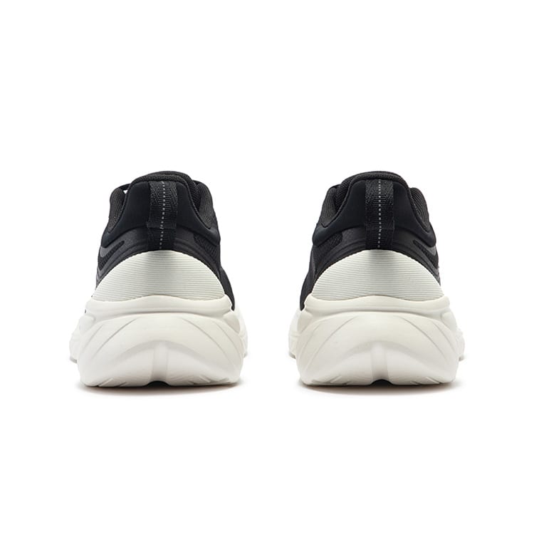 361 Slip Resistant Abrasion Resistant Low Top Running Shoes Men's Black White 672432205F-3
