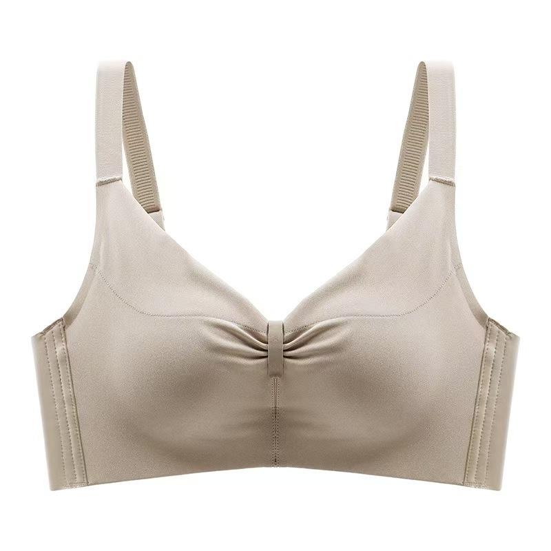 Adjustable Seamless Bra for Small Breasts Push-up Bra Wire-free A-cup Shaping Side Boob Reduction and Lift