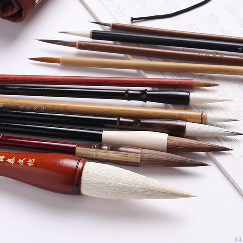 Brushes for Ink Drawing In Chinese and Japanese Techniques with Holder