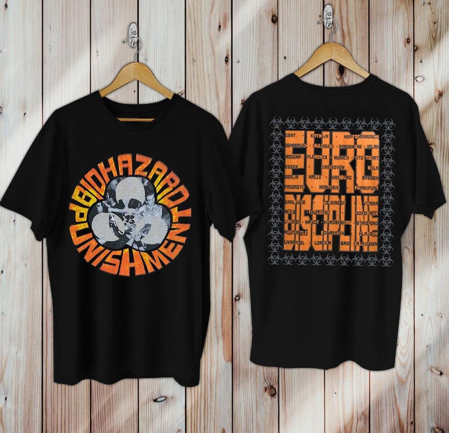 Vintage 1993 Biohazard Euro Discipline Tour T-shirt L