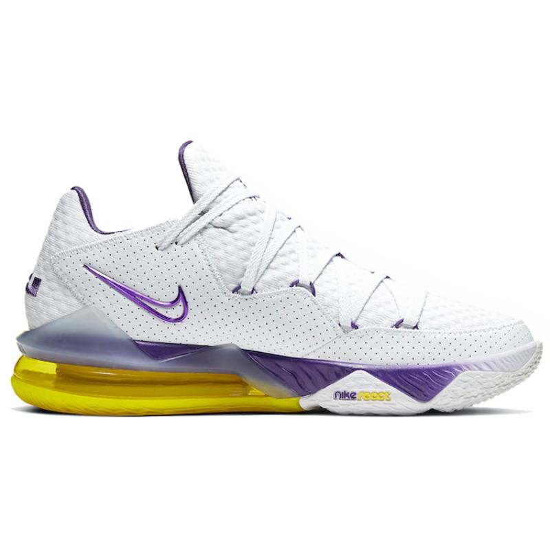 Nike LeBron 17 Low Lakers Sneakers CD5007-102
