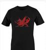 WELSH DRAGON TSHIRT National Emblem of Wales TShirt All Sizes Black White Unisex T-Shirt