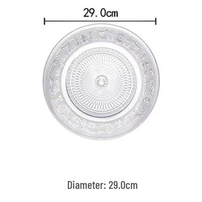 Plato redondo de cristal para frutas SIFAR
