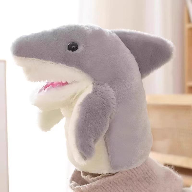Girl s Hungry Shark Hand Puppet Plush Toy 20cm
