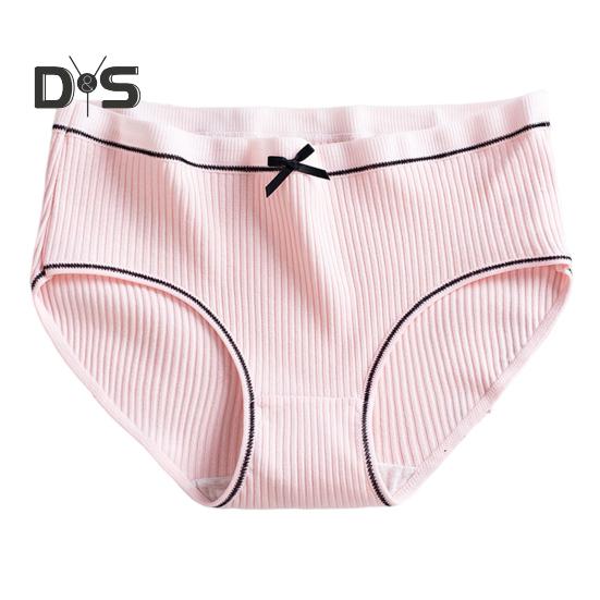 

Женские трусики с бантом и нитками, средняя талия, эластичные хлопковые трусы, бесшовные, максимальный комфорт, повседневные спортивные трусы, женское нижнее белье XL