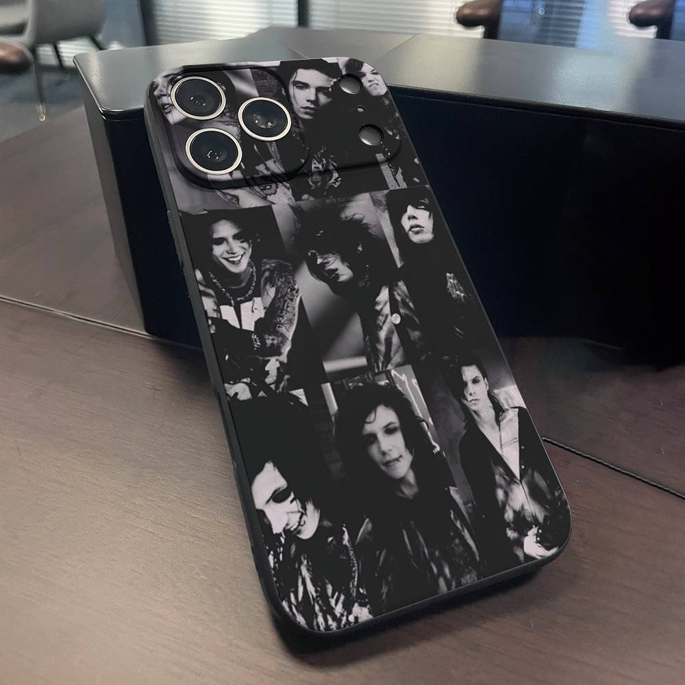 A-Andy Rock B-Biersack Phone Case For iPhone 17,16,15,14,13,12,11,Pro,Max,Plus,X,XS,SE4,E,Mini,Soft Black Case