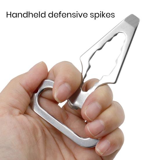 Compact Outdoor Defense Tool Portable Wrench Bottle Opener Keychain Camping Wrench Picnic Accessories