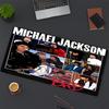 Tappetino per Mouse con Stampa di Michael Jackson, per Tastiera, Pad per Laptop PC per Ufficio, Casa, Decorazione Scrivania, Regalo di Compleanno Perfetto per Giocatori