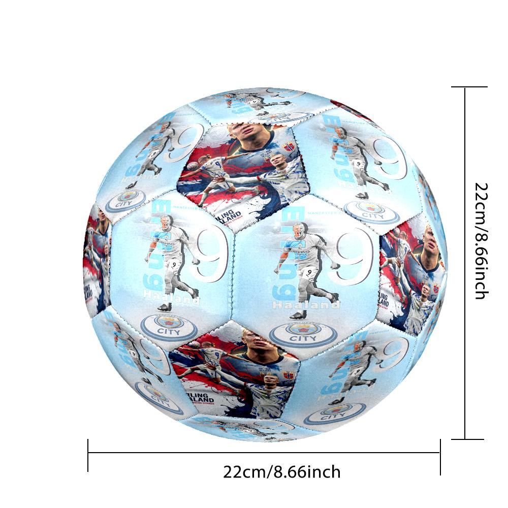 Haaland Manchester City Football Player Soccer Ball Size 5 Football Machinestitched Indooroutdoor Universal Football Sports Enthusiast Gifts