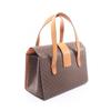 Used CELINE Macadam Handbag PVC coated canvas leather Brown Used Women
