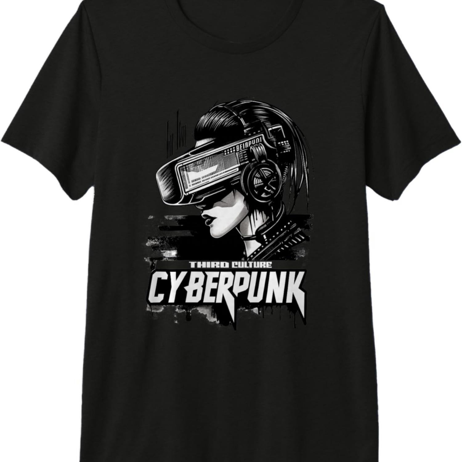 CYBERPUNK VIRTUAL REALITY VISOR Premium T-Shirt S