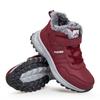 Winter new high-top medium sports shoes velvet warm walking shoes warm shoes heated cotton shoes snow boots