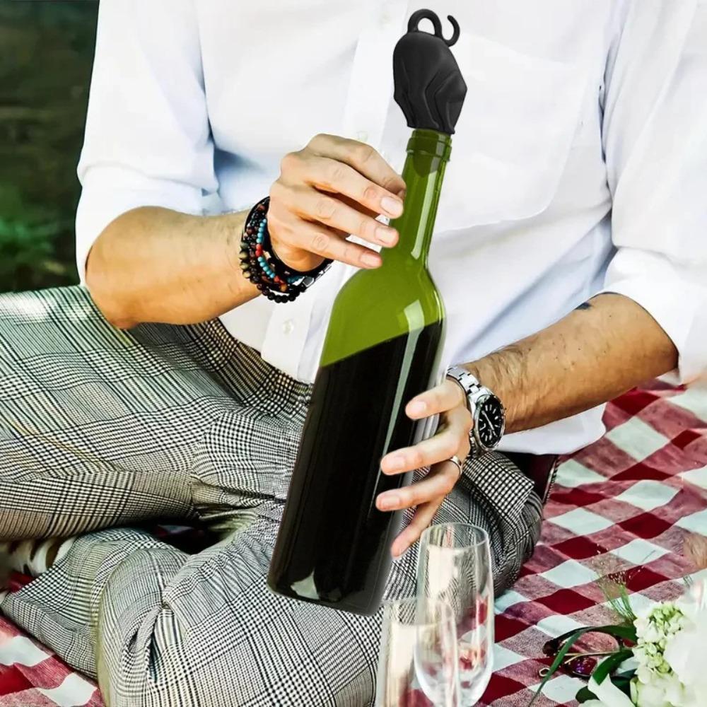 Keep Fresh Kitten Silicone Wine Bottle Stopper Reusable Beer Bottle Stopper  Cat Lovers Gift