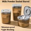 Light Blocking Milk Powder Container with Spoon Food Sealed Barrel Baby Food Storage