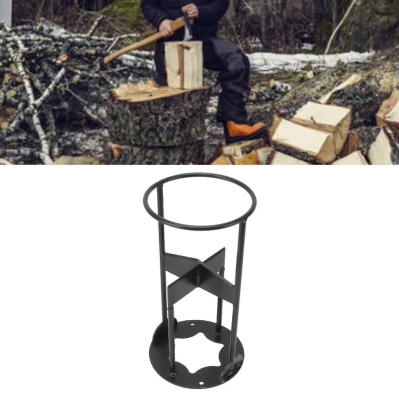 Manual Log Wood Splitter High Strength Carbon Steel Cross Blade Hand Camping Firewood Splitter