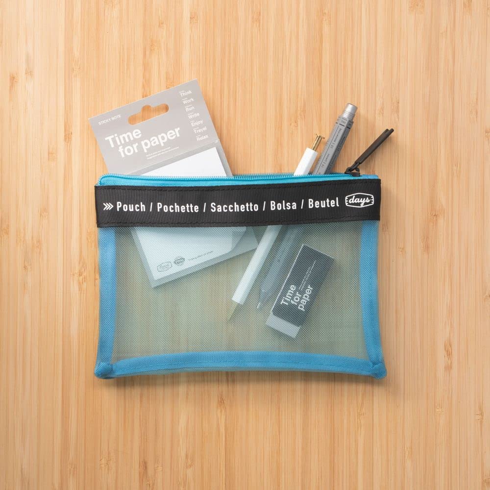 Mark Style Days 5 Mesh Pouch, Pink, DAY5-PO01-PK