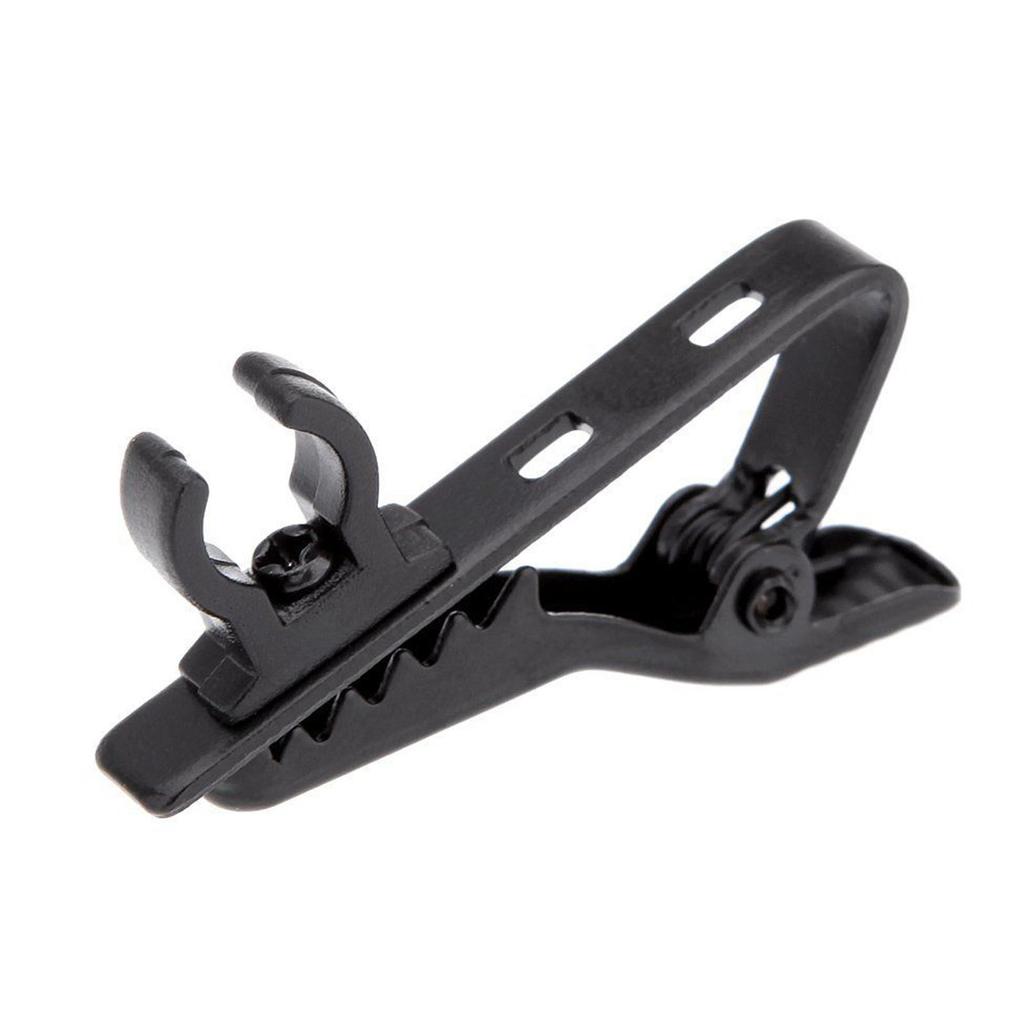 4PCS Microphone Clip Slip Proof Rubber Mat Noise Reduction Universal Mic Accessories Metal Clip Black