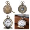 Steampunk Pocket Watch Quartz Movement Pocket Watch Pendant Chain Watches  Best Gift