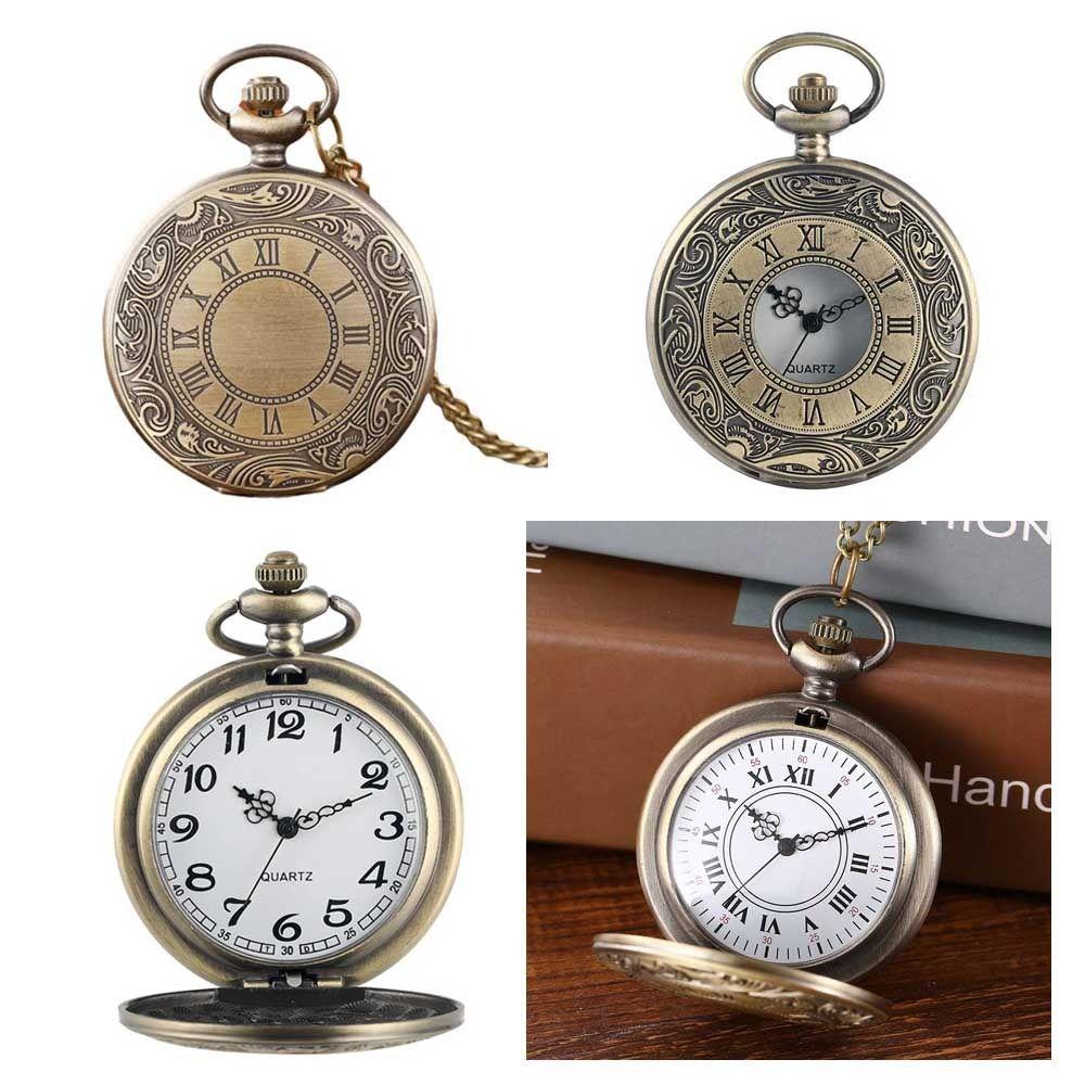 Steampunk Pocket Watch Quartz Movement Pocket Watch Pendant Chain Watches Best Gift
