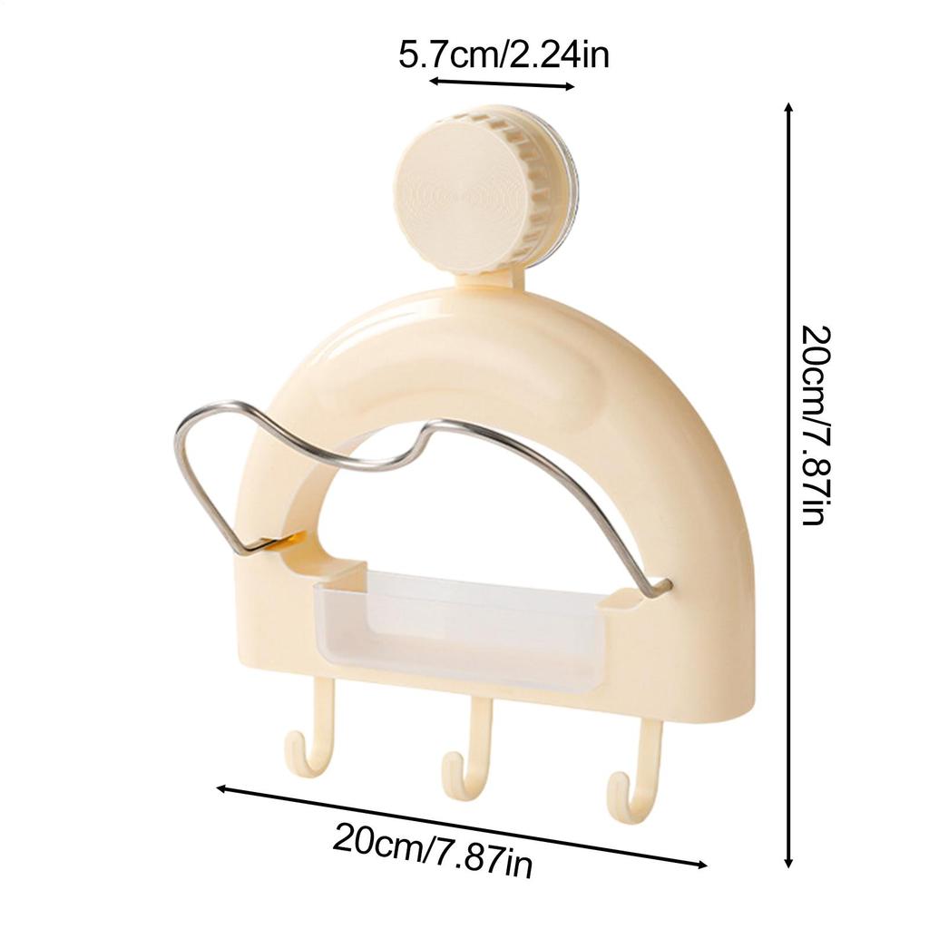 Wall Mounted Pot Lid Organizer Suction Cup Cutting Board Rack Kitchen Pot Lid Rack For Home Cooks Apartment Homemakers Cooking