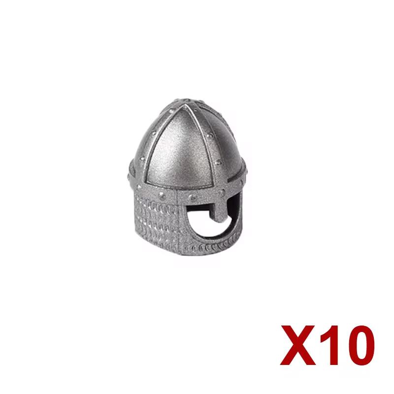 Medieval Soldier Figures Building Block War Horse Jungle Adventure Beast War Wolf Military Waffen Helmet  Armor Sets Blocks Toys