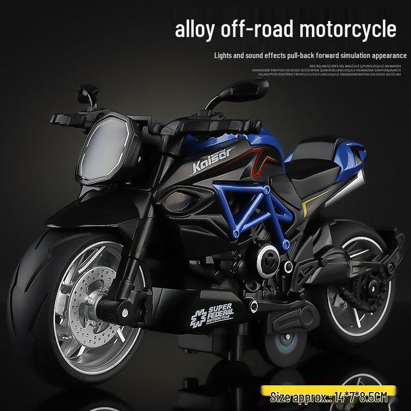 Toy Police Car & Motorcycle Set for Boys' Birthday