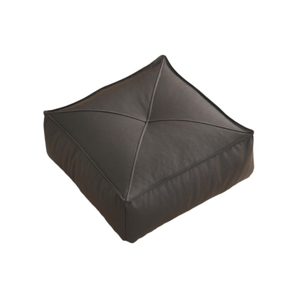 PU Leather Floor Cushion Square/Round Pouf Practical Tatami Sitting Mat  Bay Window