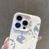 Cartoon Pouting Cat Case for iPhone 12/13 Pro, 14, 15 Pro Max, and 16 Pro