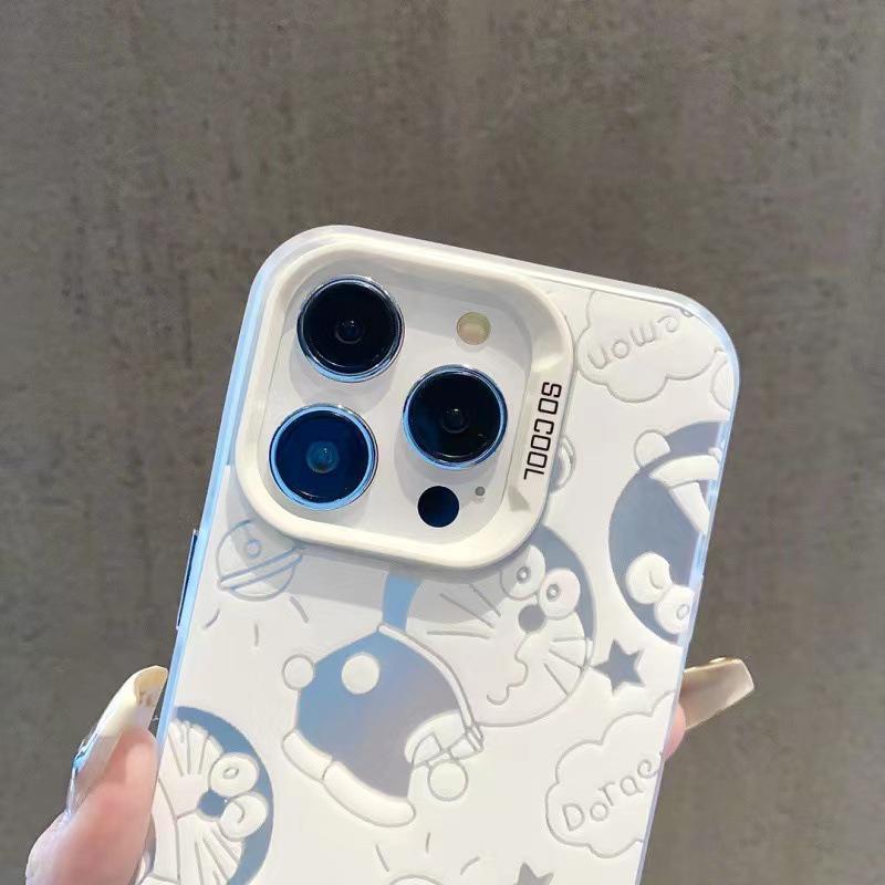 Cartoon Pouting Cat Case for iPhone 12/13 Pro, 14, 15 Pro Max, and 16 Pro