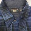 RRL 2022 Double Mackinaw Cruiser Jacket Jacket L blueUsed